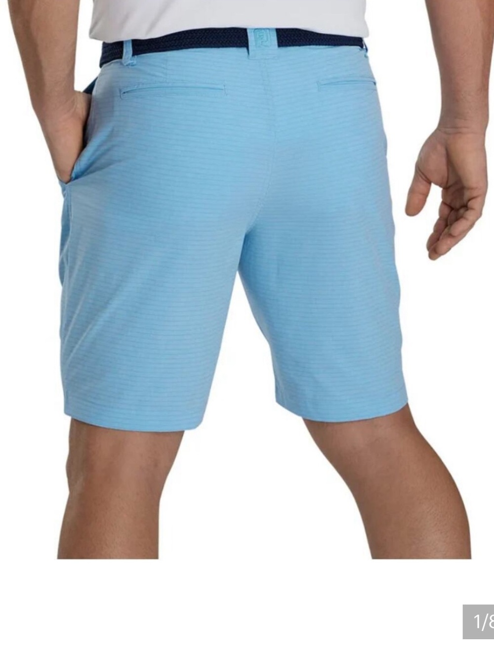 FJ Light Blue Men’s Casual Shorts golf 38 Foot Joy